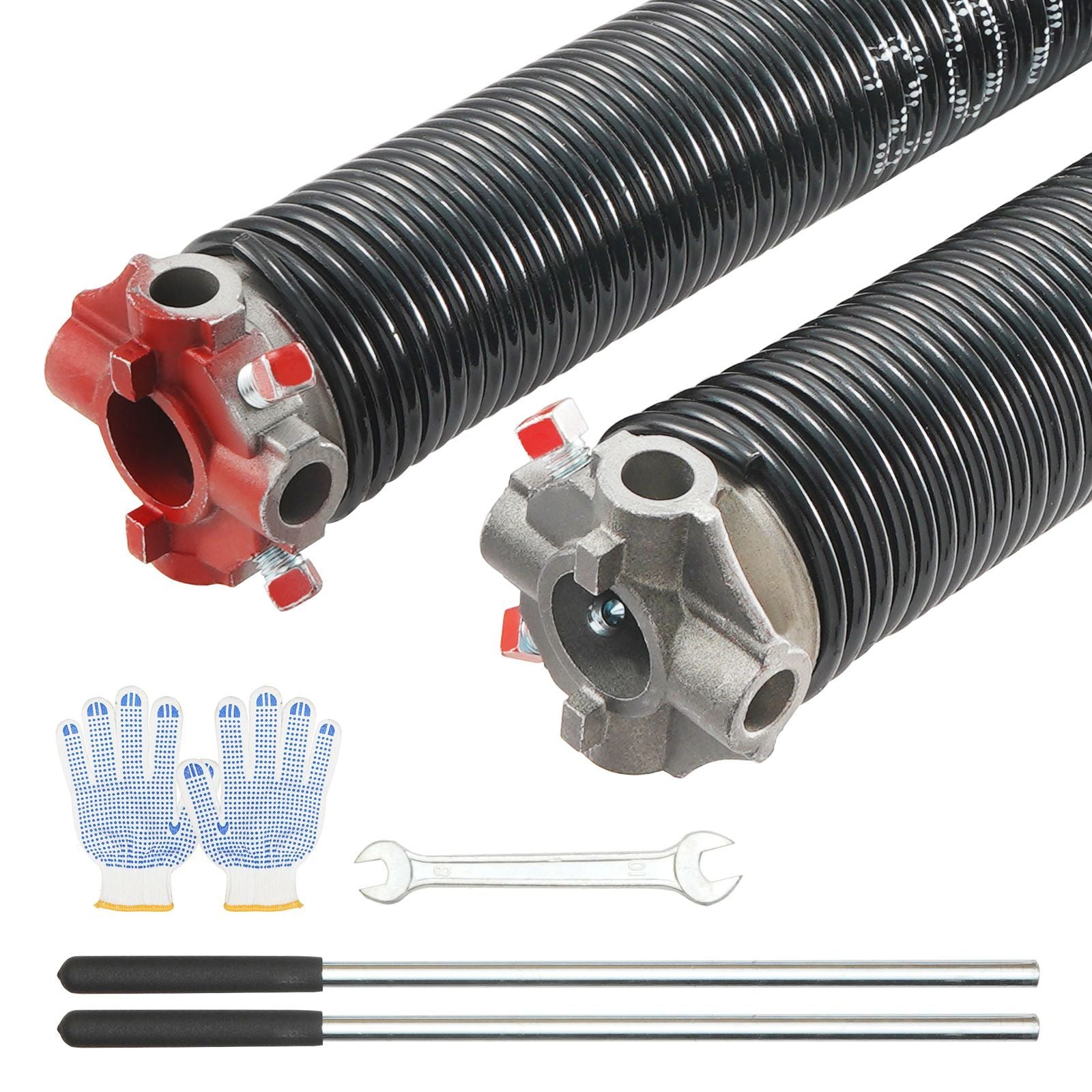 Complete Garage Door Torsion Spring Replacement Kit with Accessories