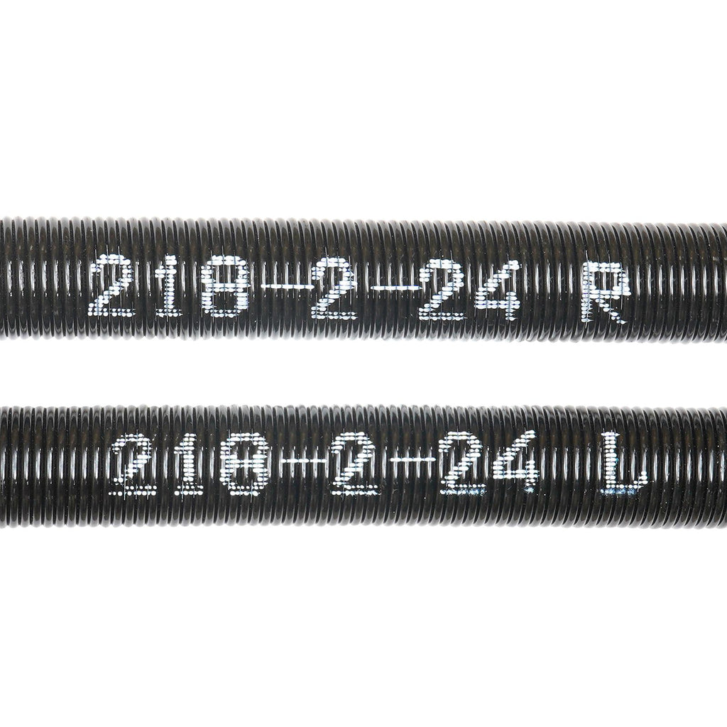 Garage Door Torsion Springs Pair - with Winding Bars and Gloves