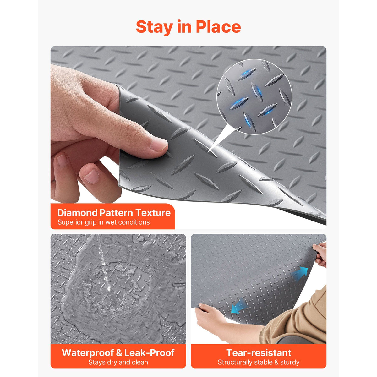 practical Garage Floor Mat – Non-Slip, Easy Clean, Custom Fit