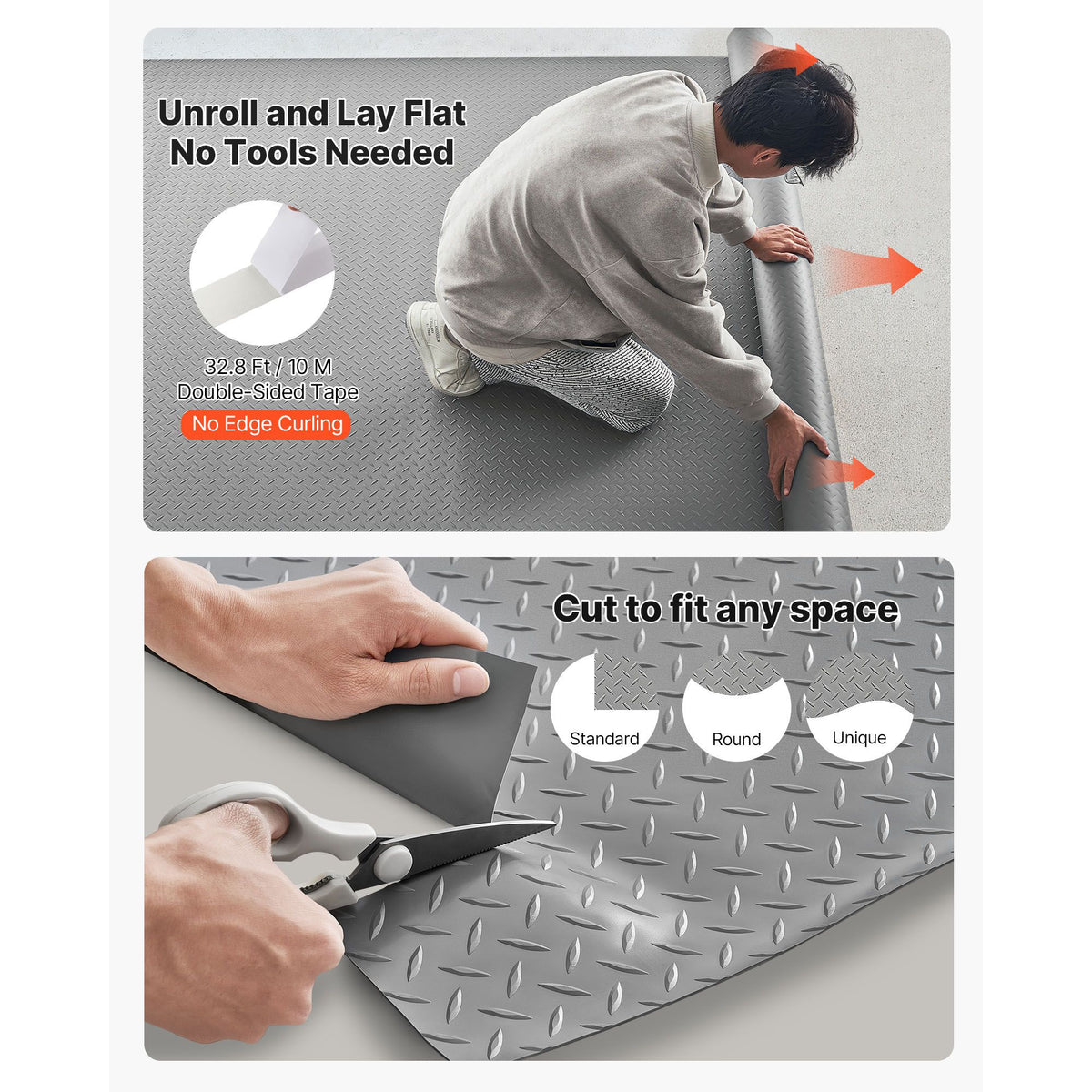 practical Garage Floor Mat – Non-Slip, Easy Clean, Custom Fit