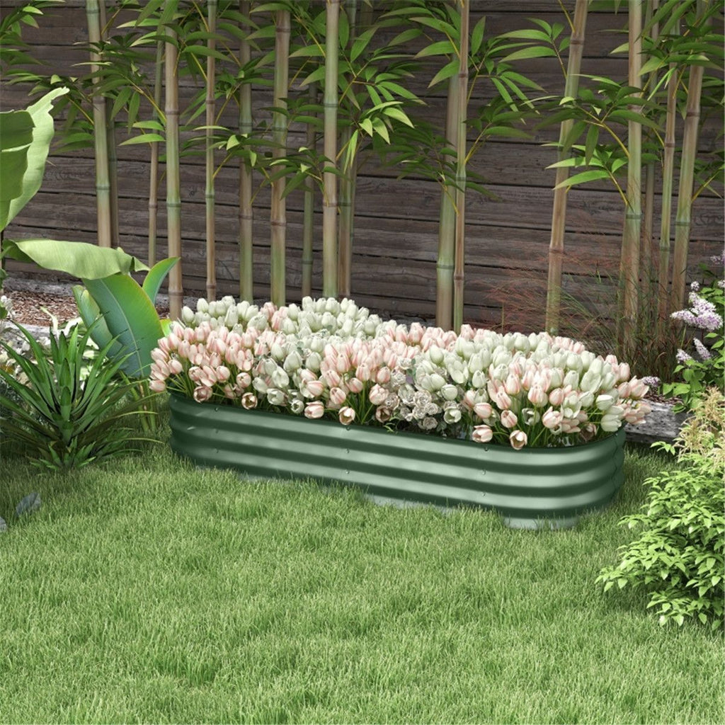 Modular Open-Bottom Raised Garden Bed