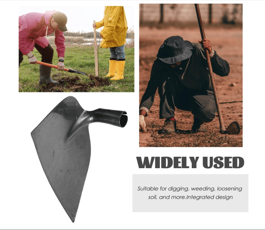 Premium Garden Hoe Head Replacement for Weeding and Planting