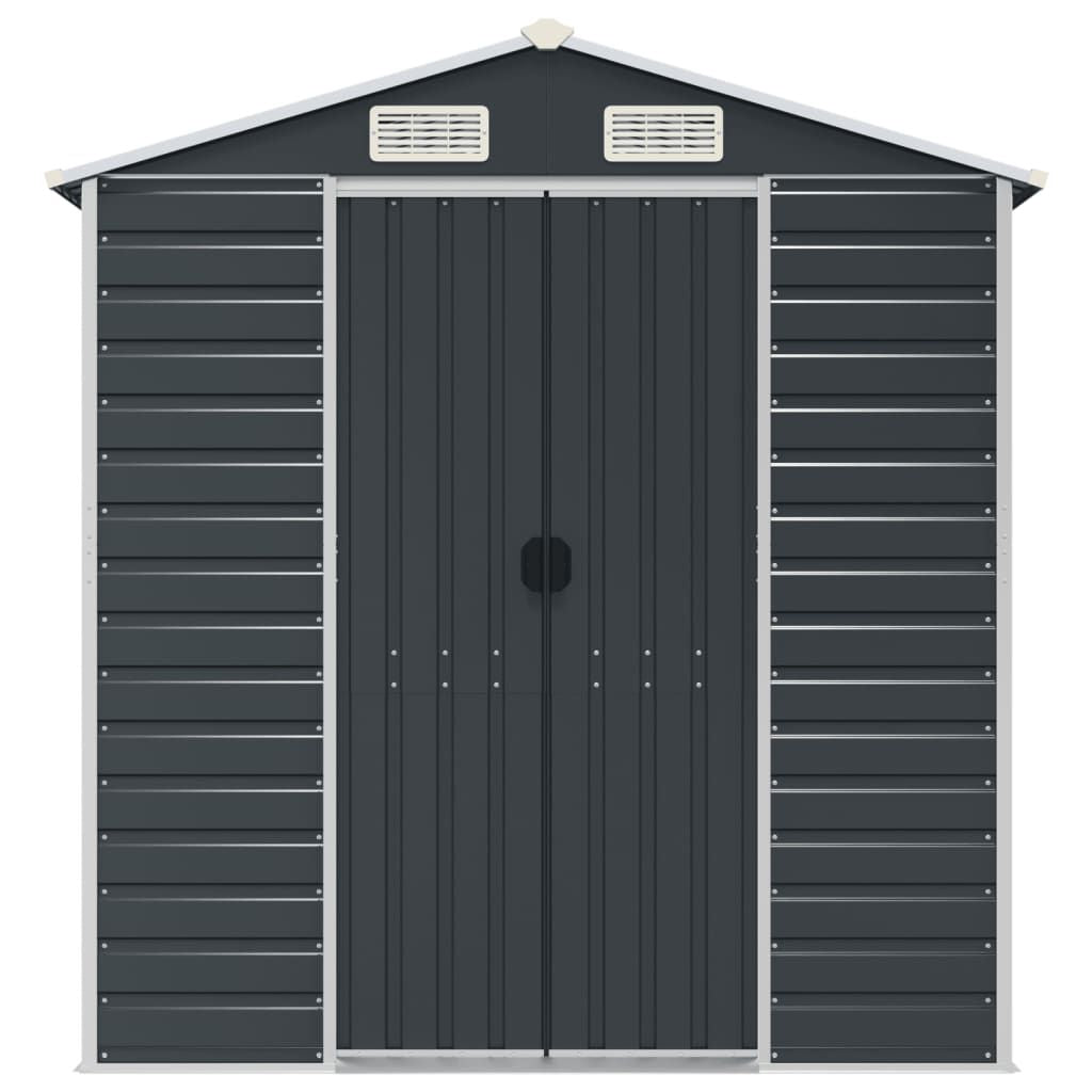 Anthracite Garden Shed for Outdoor Equipment Storage