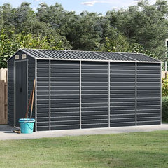 Anthracite Garden Shed for Outdoor Equipment Storage
