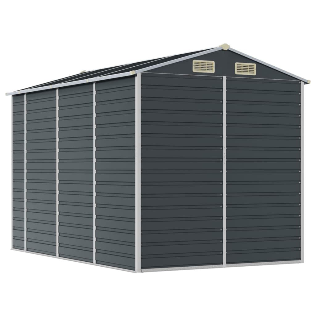 Modern Anthracite Garden Shed for Outdoor Storage