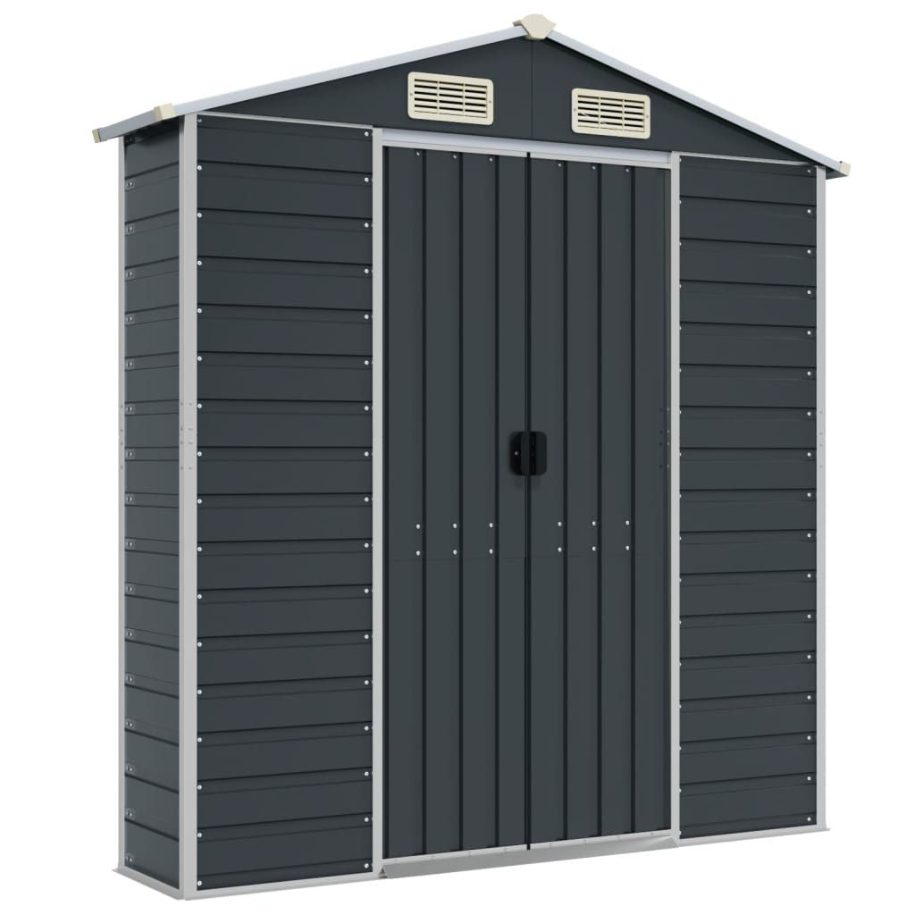 Anthracite Garden Shed for Outdoor Equipment Storage