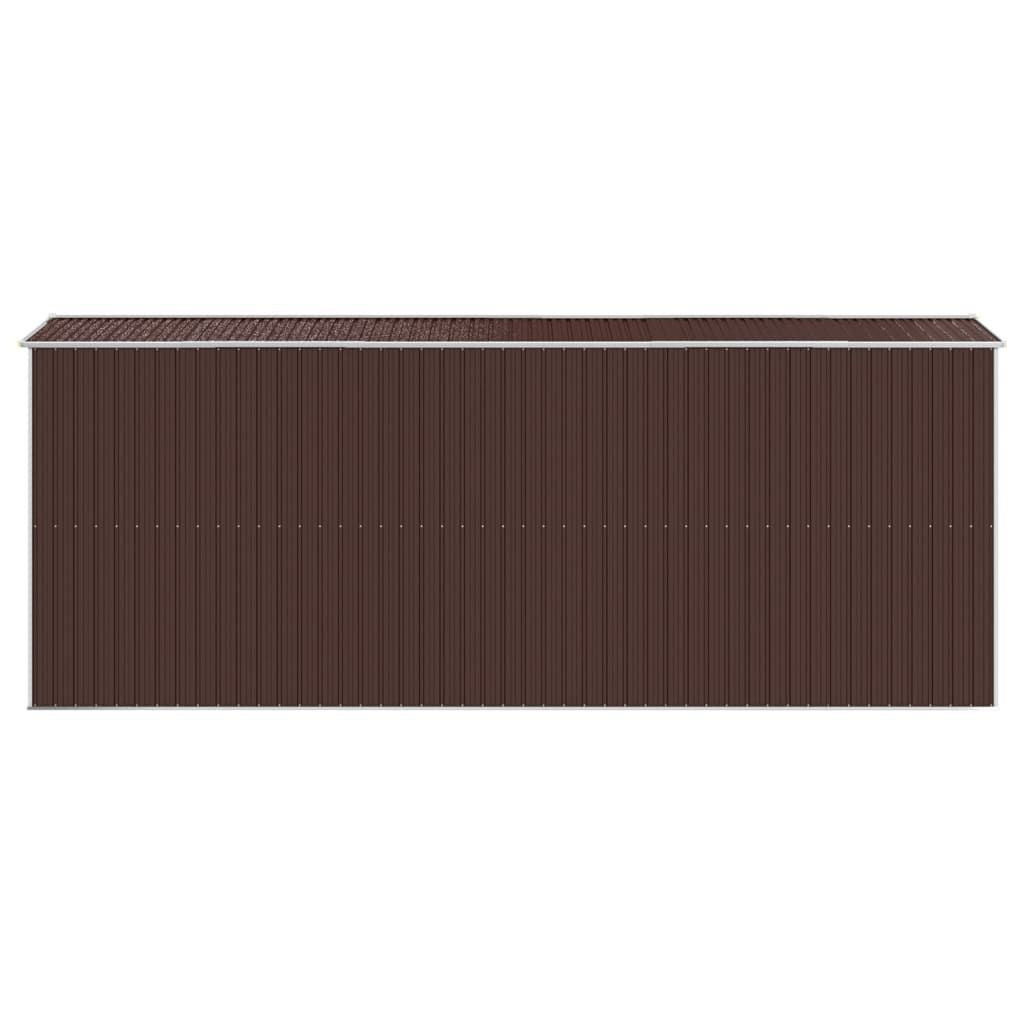 Dark Brown Ventilated Garden Storage Shed