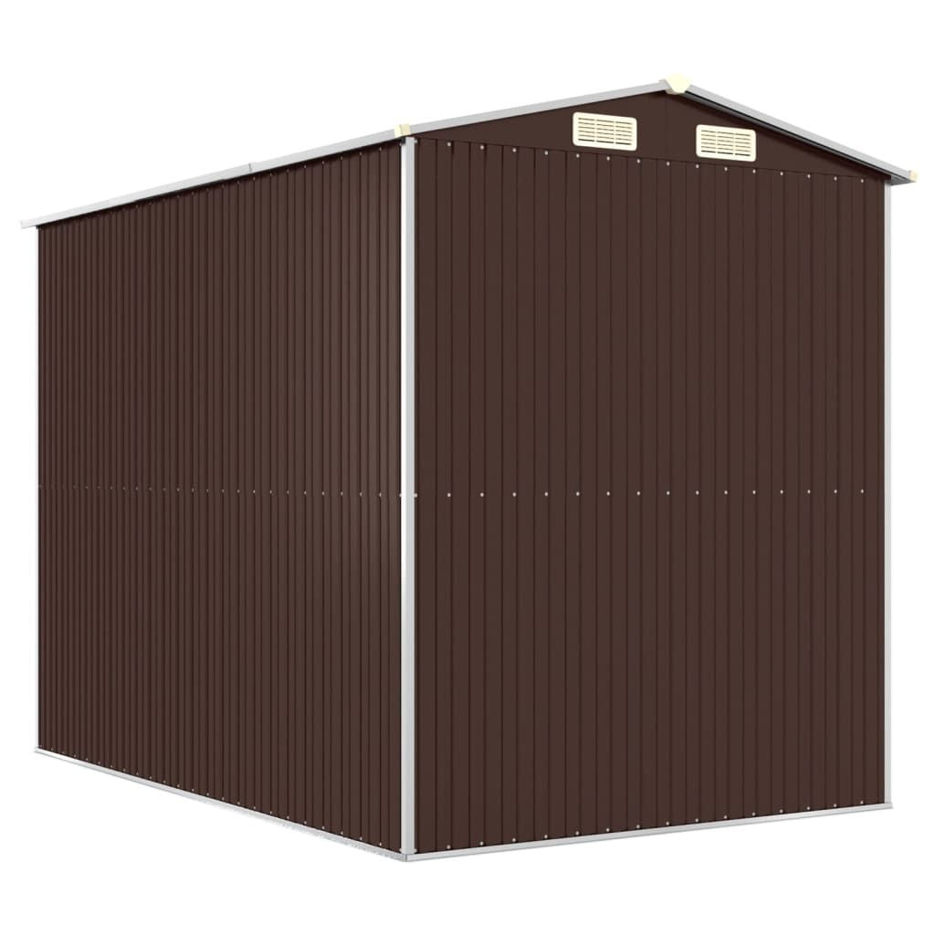 Dark Brown Ventilated Garden Storage Shed