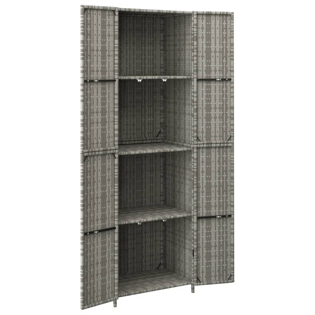 Garden Storage Cabinet with 4 Compartments – everyday and Water-Resistant