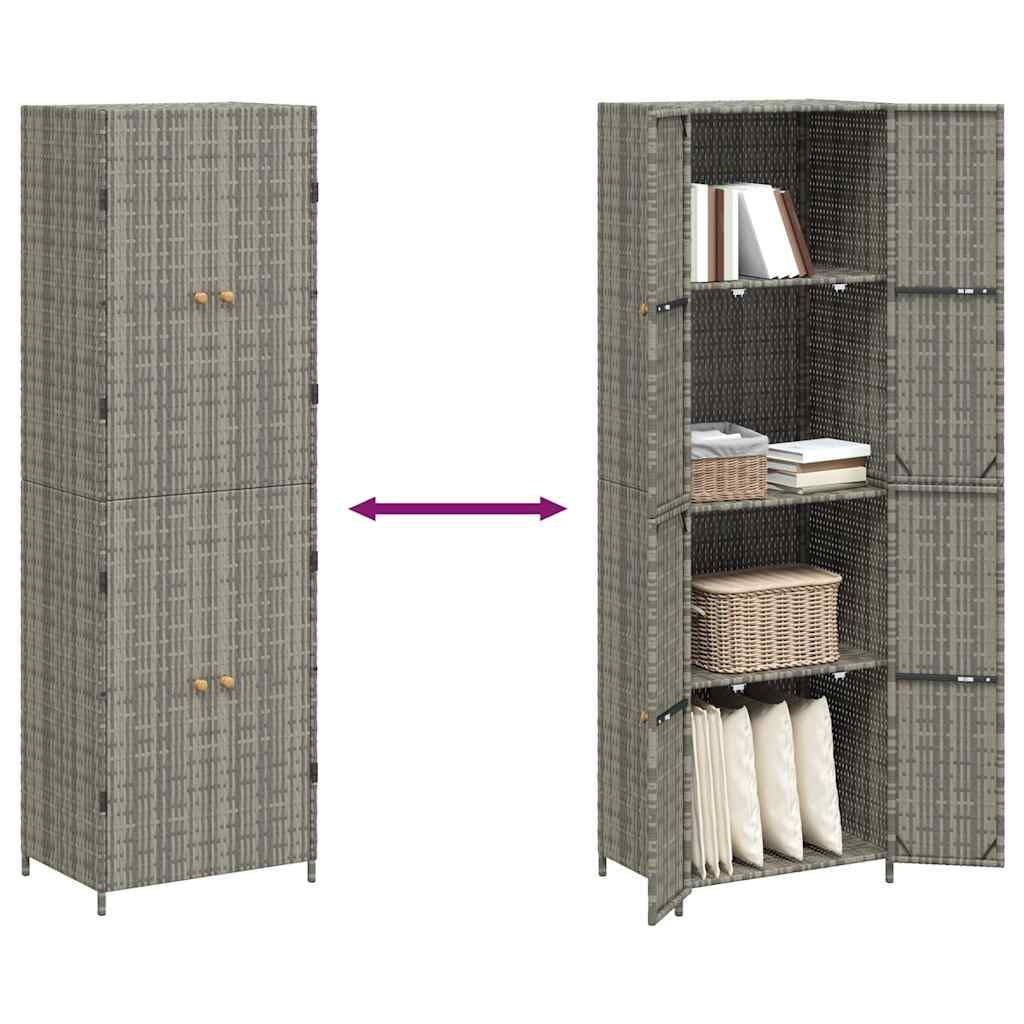 Garden Storage Cabinet with 4 Compartments – everyday and Water-Resistant