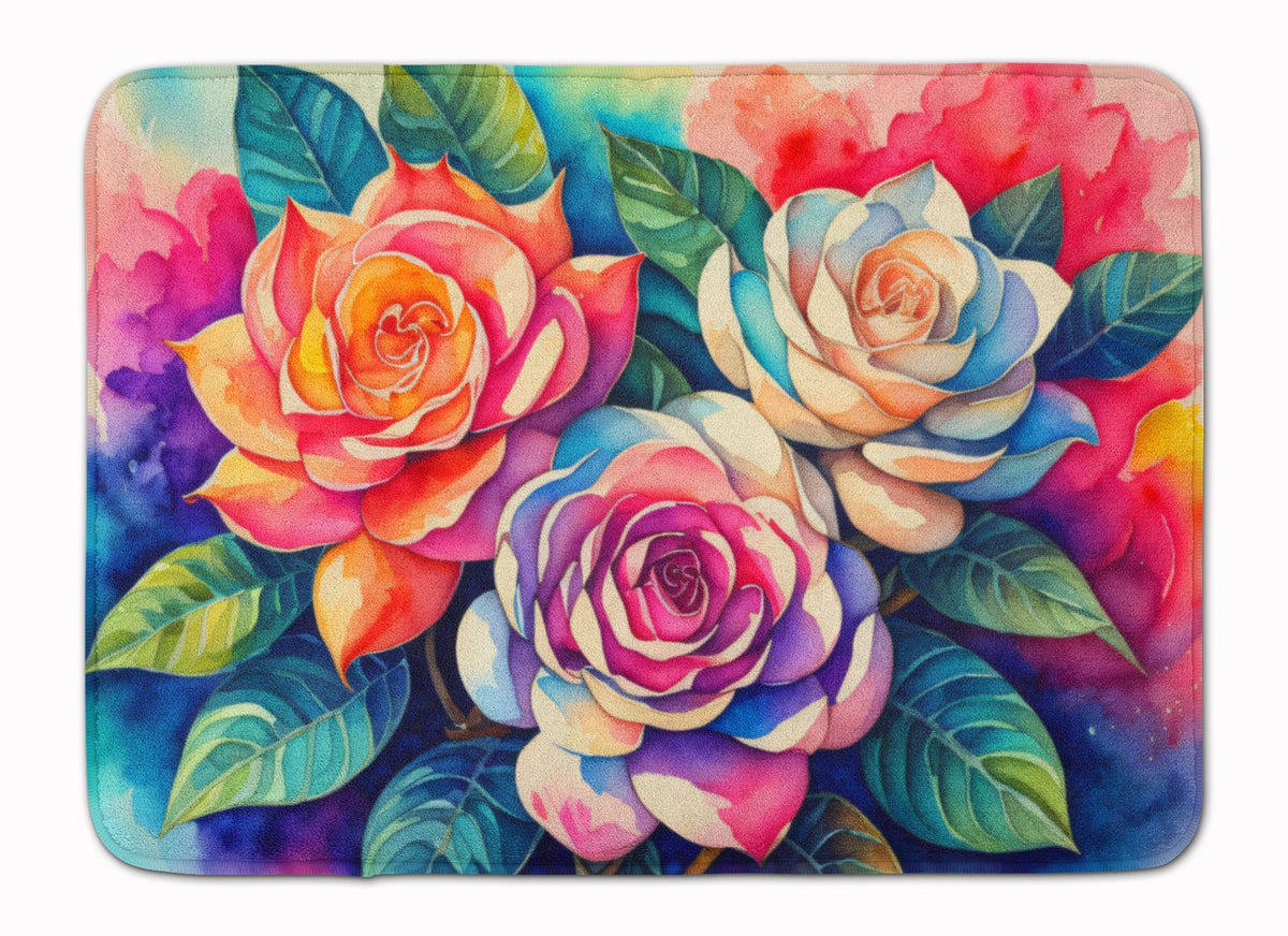 Gardenias in Color Memory Foam Mat