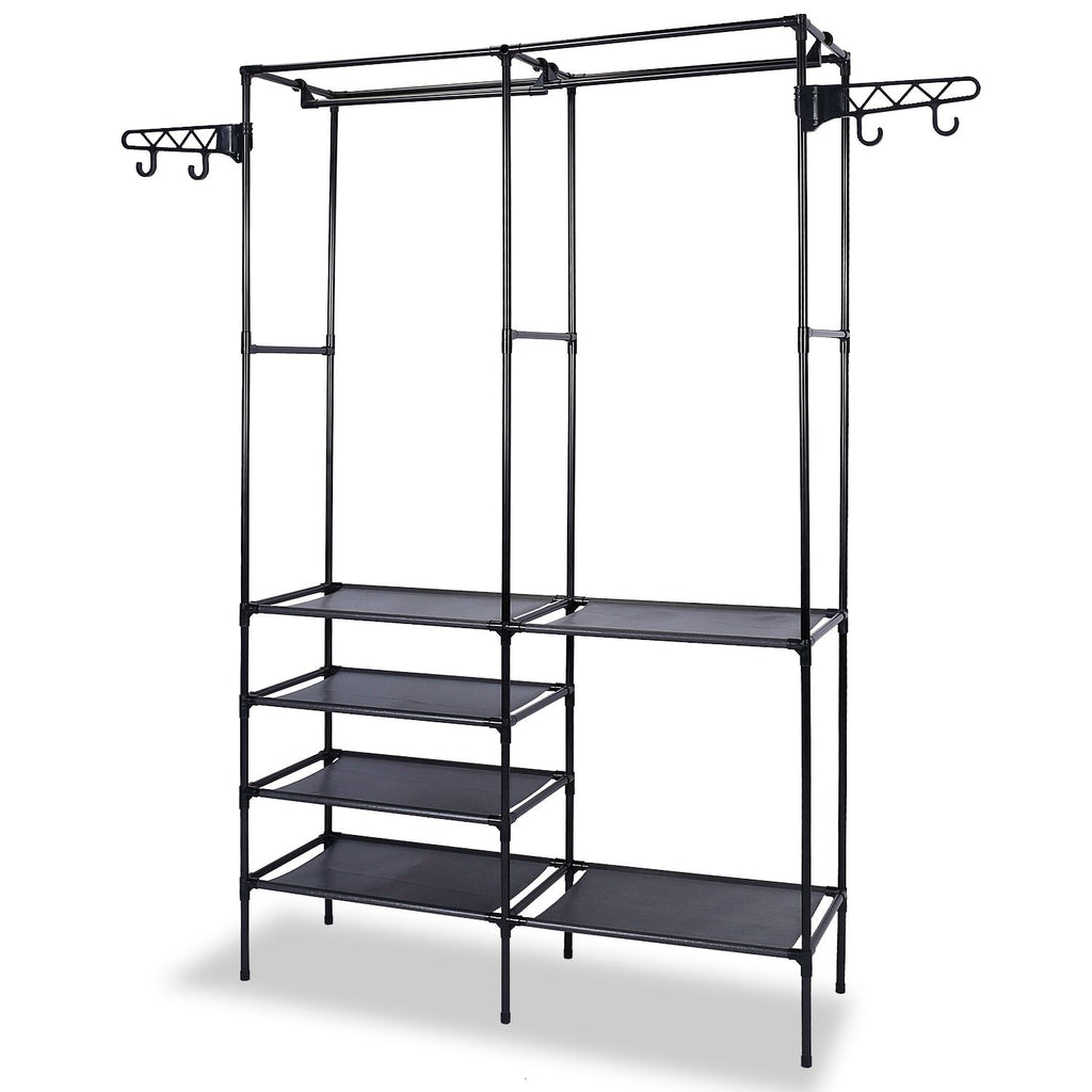 Spacious practical Garment Rack with 360° Rotatable Hooks