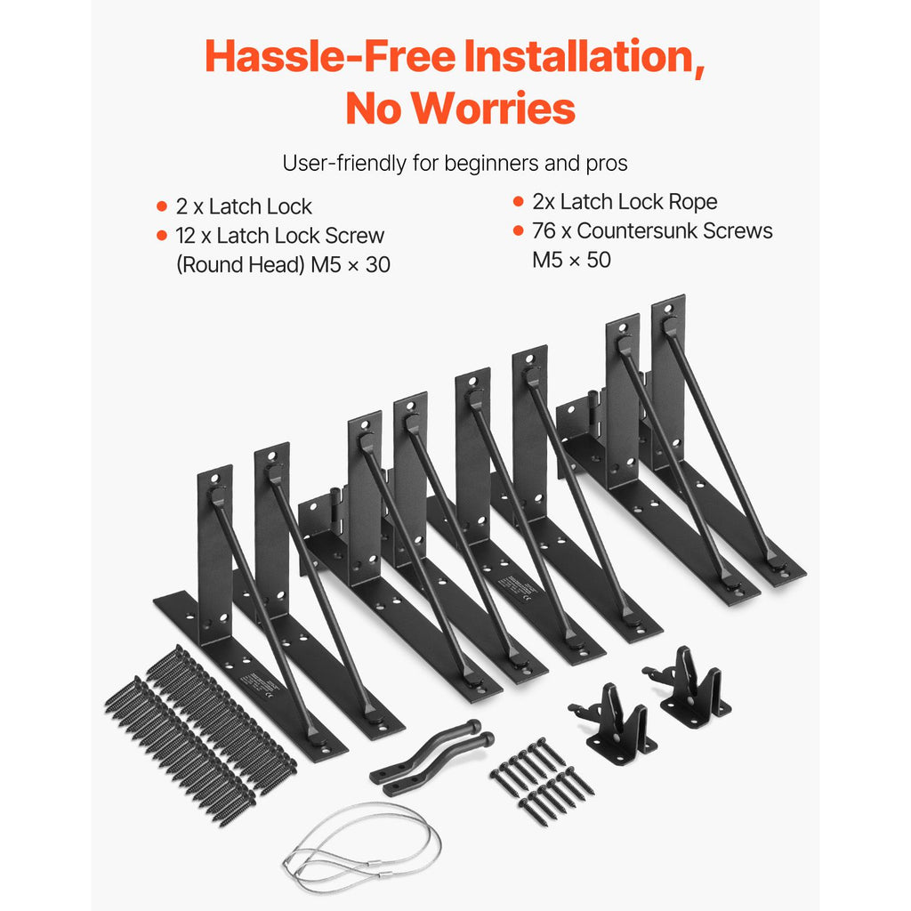 Anti-Sag Gate Corner Brace Hardware Kit