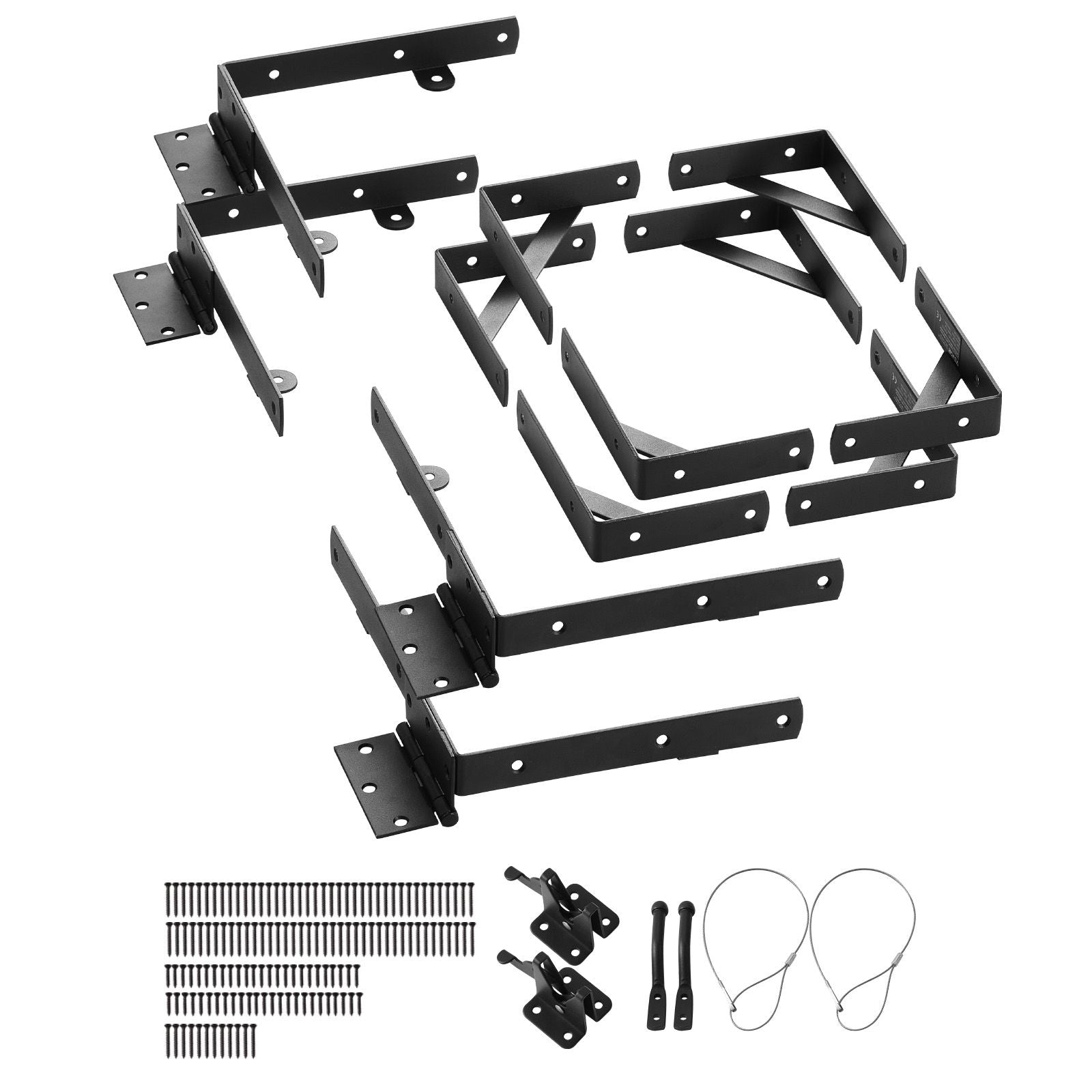 Anti Sag Gate Frame Corner Brace Bracket Kit – 2 Sets for Shed and Driveway Gates