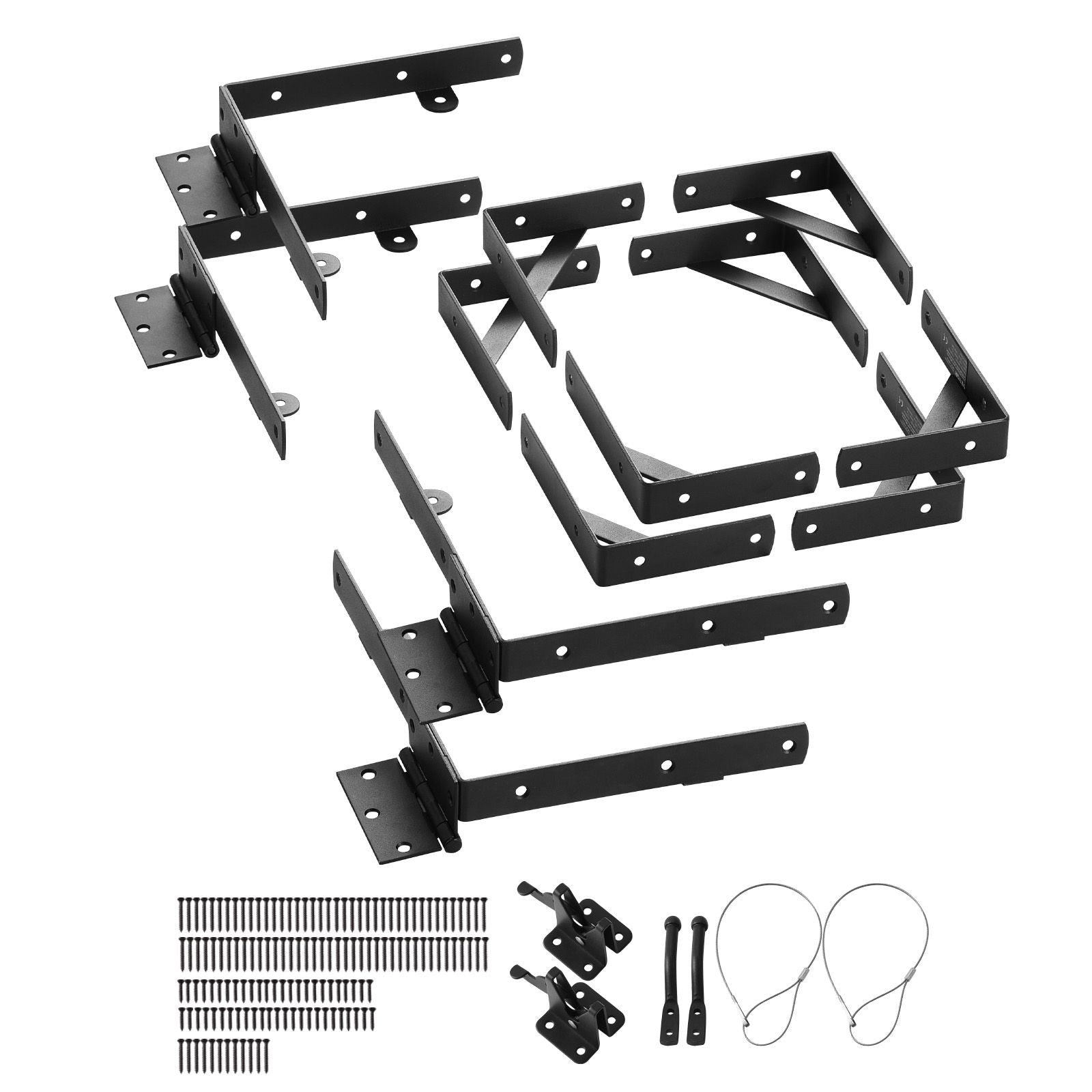 Anti Sag Gate Frame Corner Brace Bracket Kit – 2 Sets for Shed and Driveway Gates