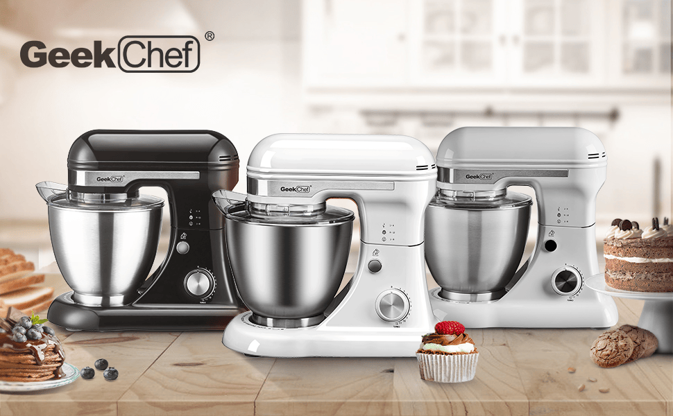 Geek Chef 12-Speed Tilt-Head Stand Mixer