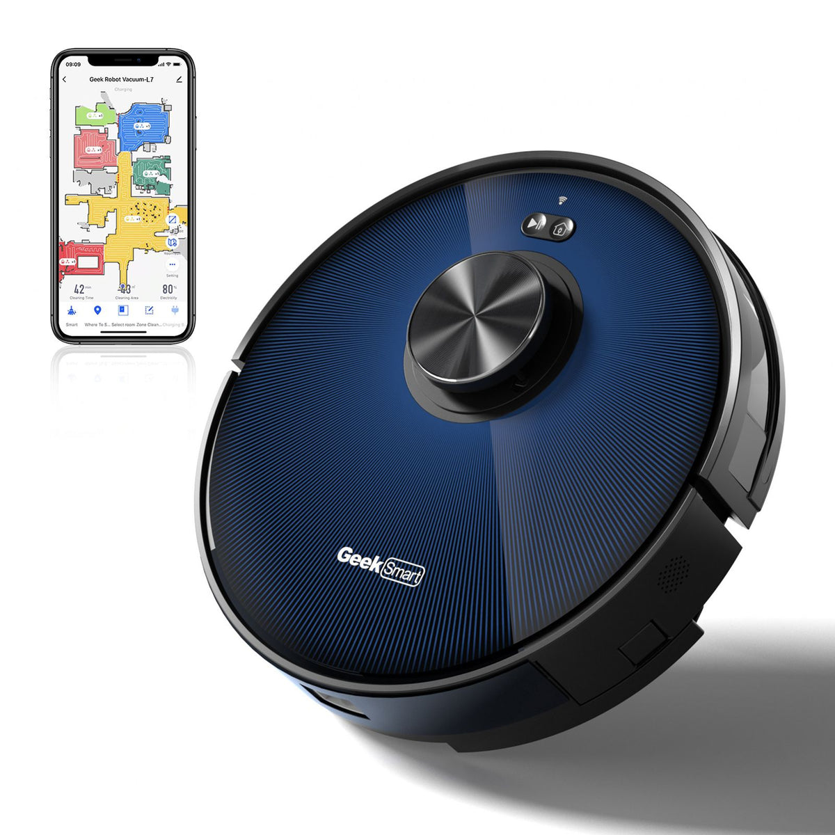 Geek Smart L7 Robot Vacuum and Mop: LiDAR Navigation, 2700Pa Suction