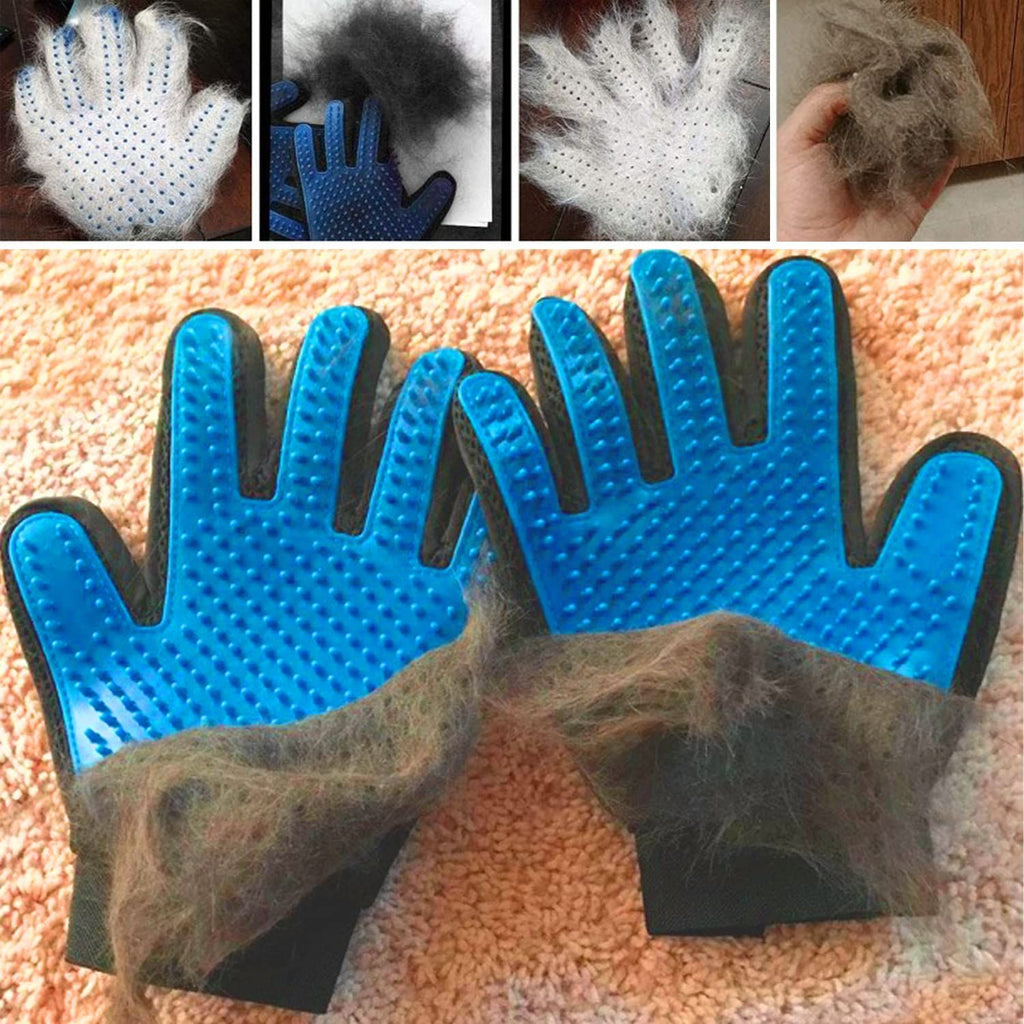 Adjustable Five-Finger Grooming Glove