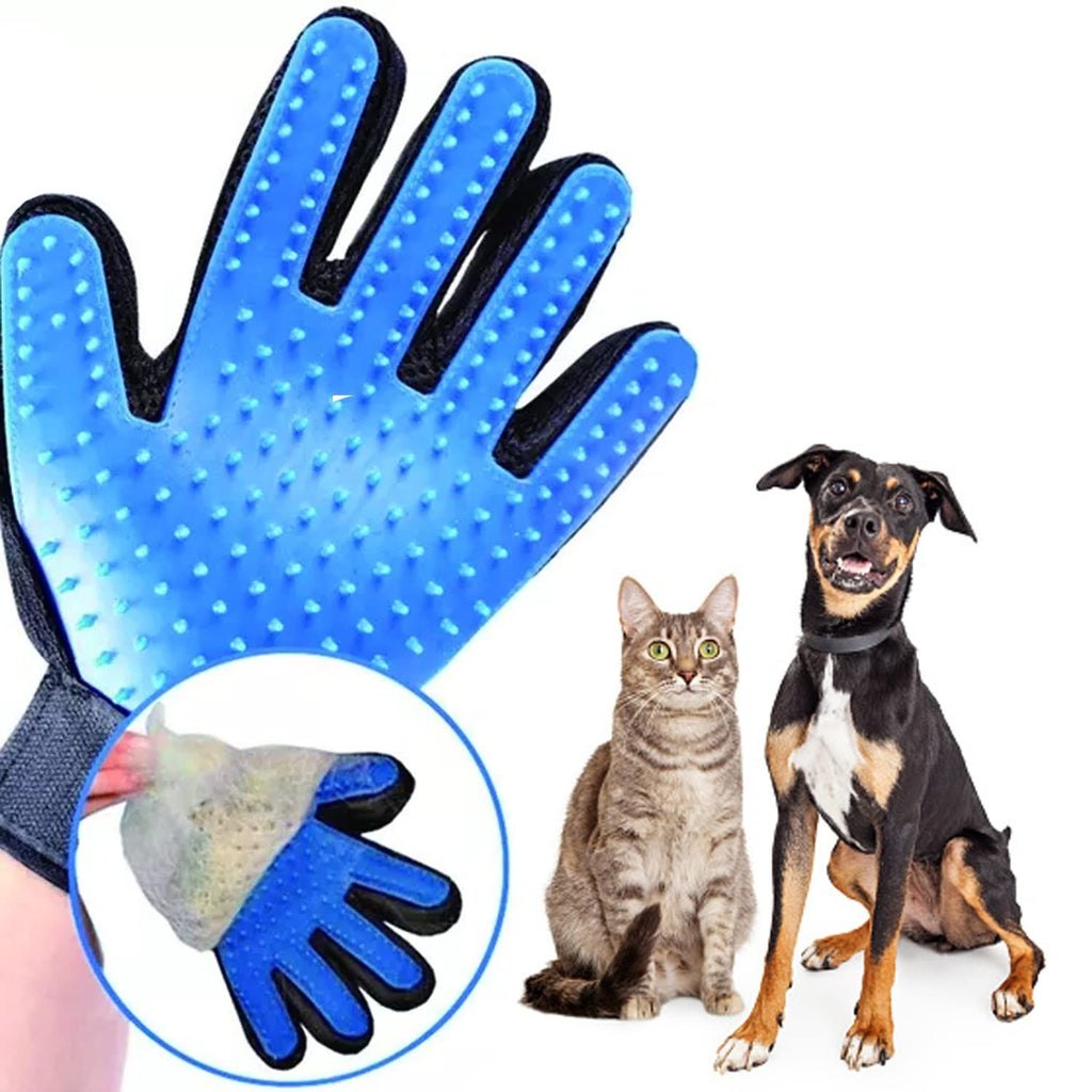 Adjustable Five-Finger Grooming Glove