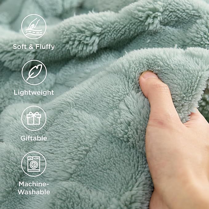 CozyCheck Soft Checkered Throw Blanket