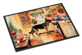 German Shepherd Christmas Cookies Indoor Outdoor Doormat