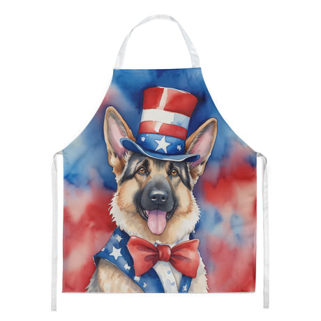 German Shepherd Patriotic Bib Apron
