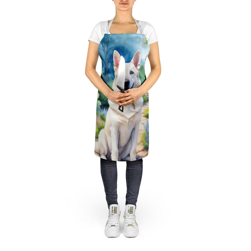 German Shepherd Spring Path Bib Apron