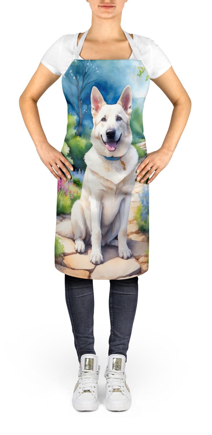 German Shepherd Spring Path Bib Apron