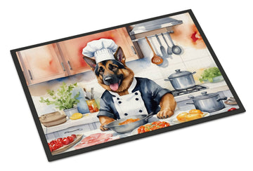 German Shepherd Chef Artwork Doormat