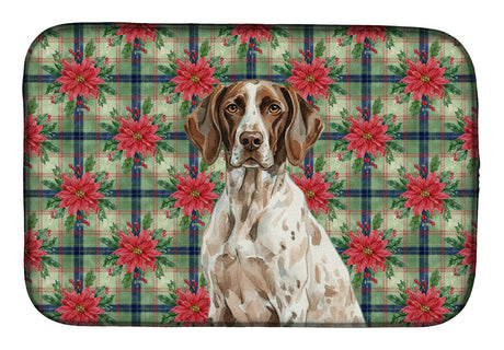 German Shorthaired Pointer Christmas Dish Mat