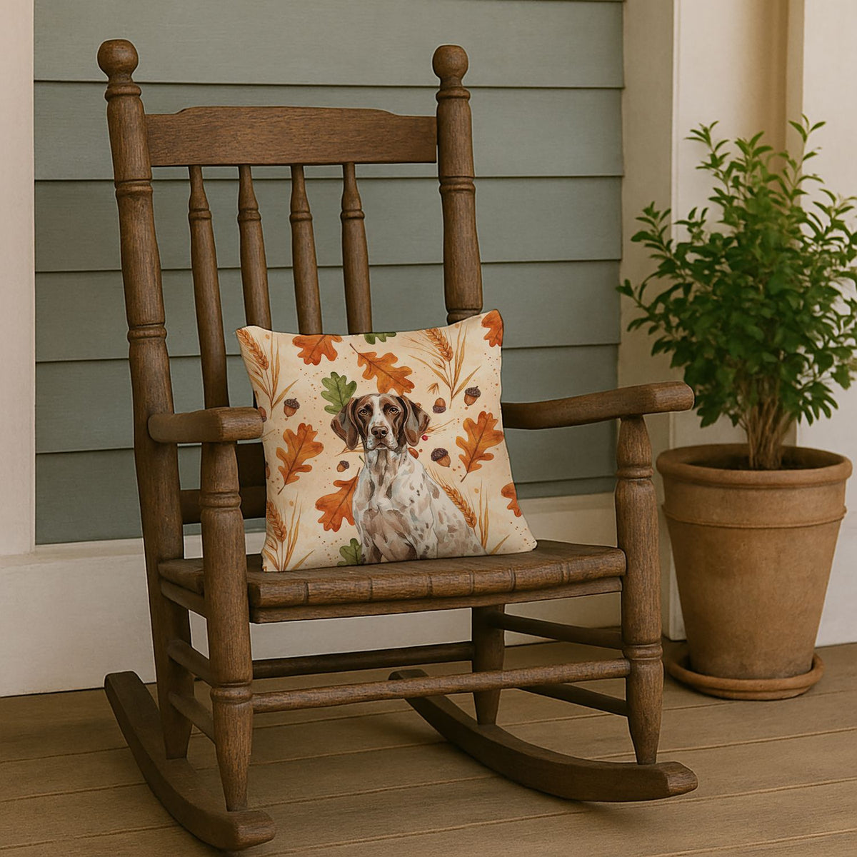 German Shorthaired Pointer Fall Accent Pillow
