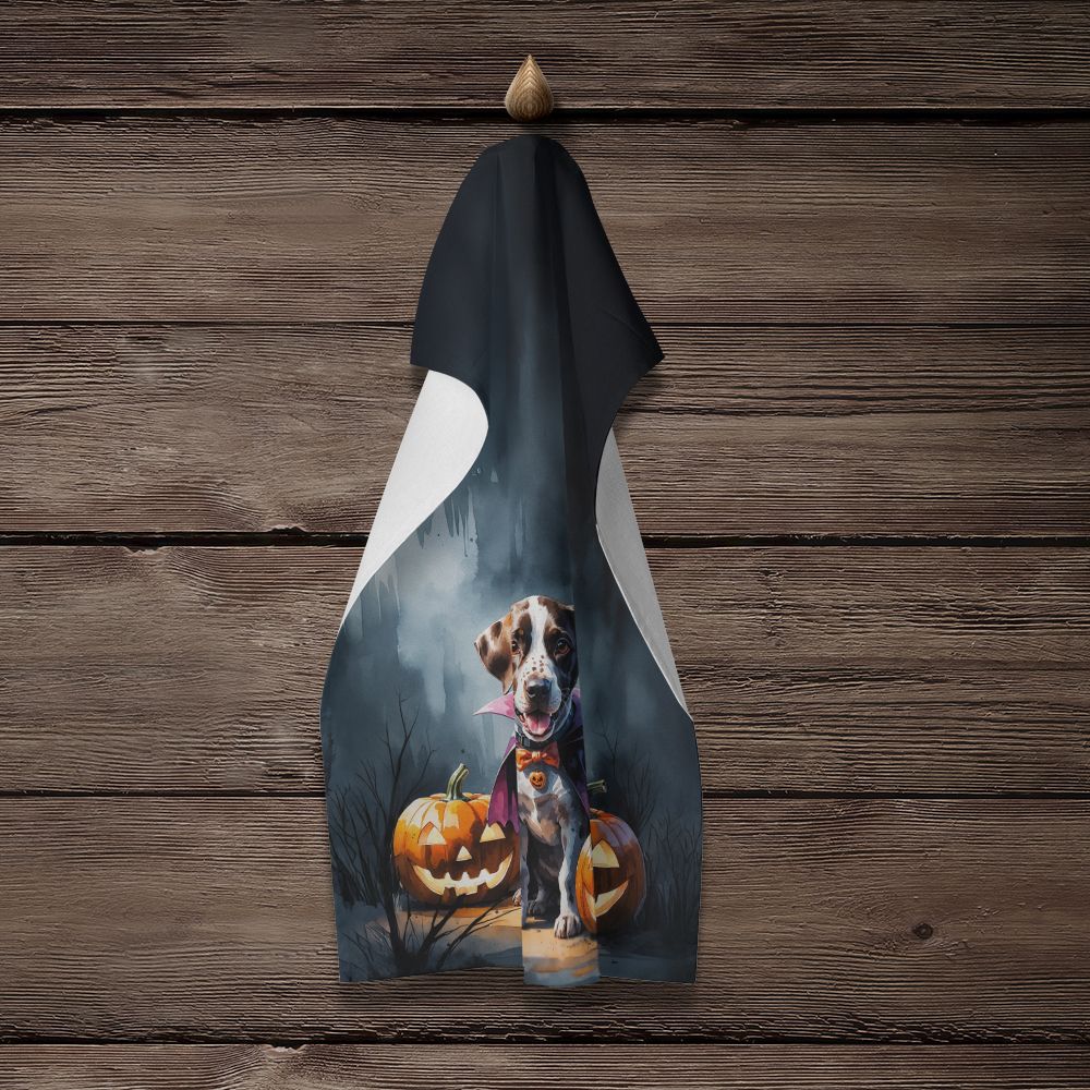 German Shorthaired Pointer Halloween Kitchen Towel