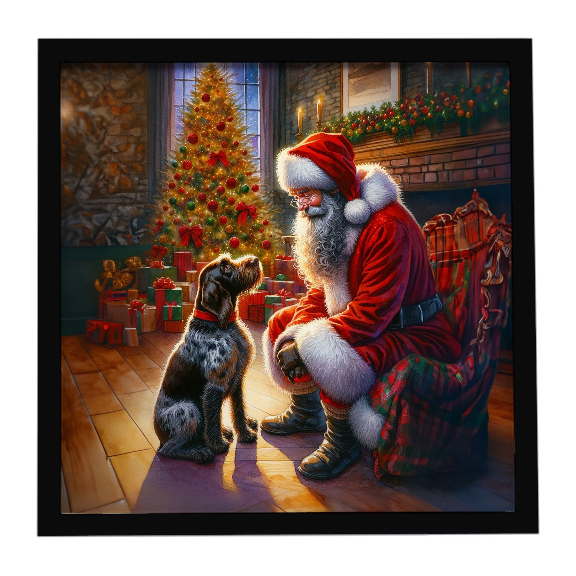 Framed Metal Print Wall Art Square – Ready to Hang