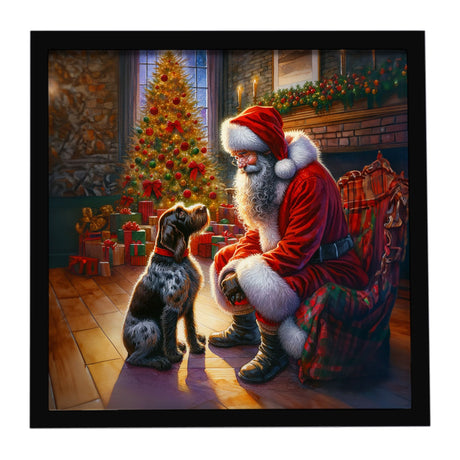 Framed Metal Print Wall Art Square – Ready to Hang