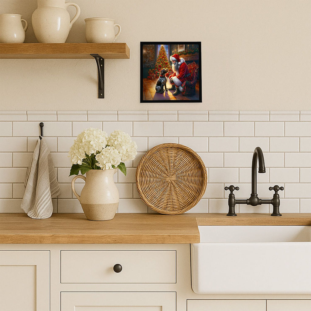 Framed Metal Print Wall Art Square – Ready to Hang