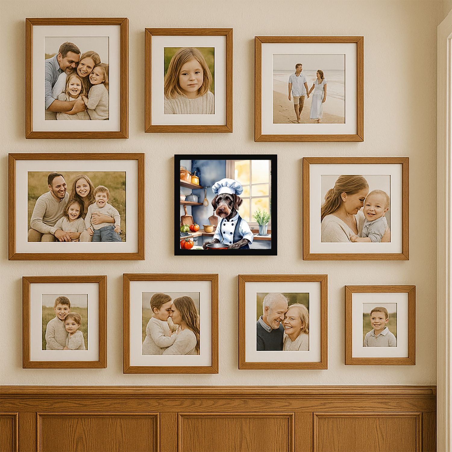 Framed Metal Wall Art – Ready to Hang for Home Decor