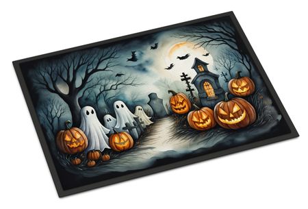 Spooky Ghosts Halloween Entryway Doormat