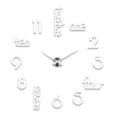 Giant Frameless Clock with Silent Sweep Movement