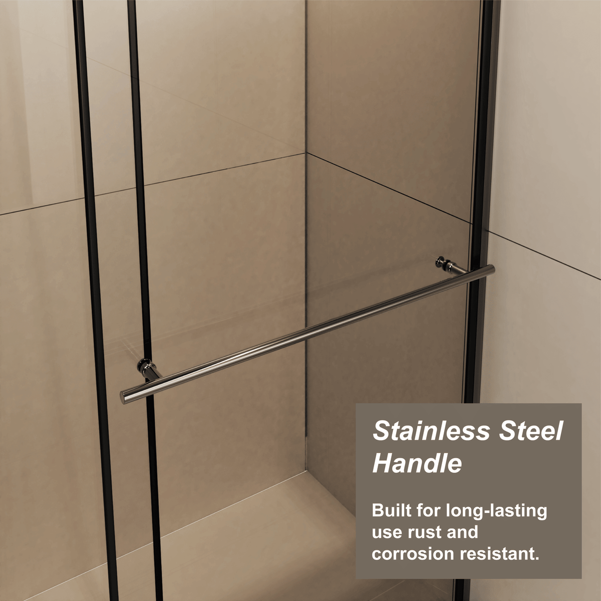 Adjustable Frameless Sliding Shower Door