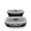 Collapsible Bento Lunch Box Set with Airtight Seal