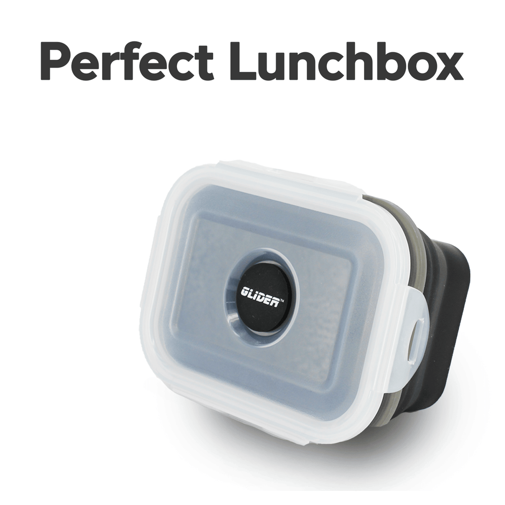 Collapsible Bento Lunch Box Set with Airtight Seal