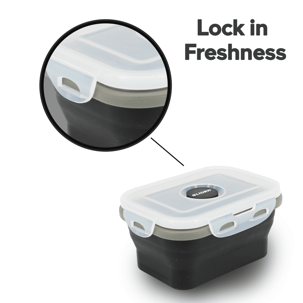 GLIDER Collapsible Bento Food Container Set