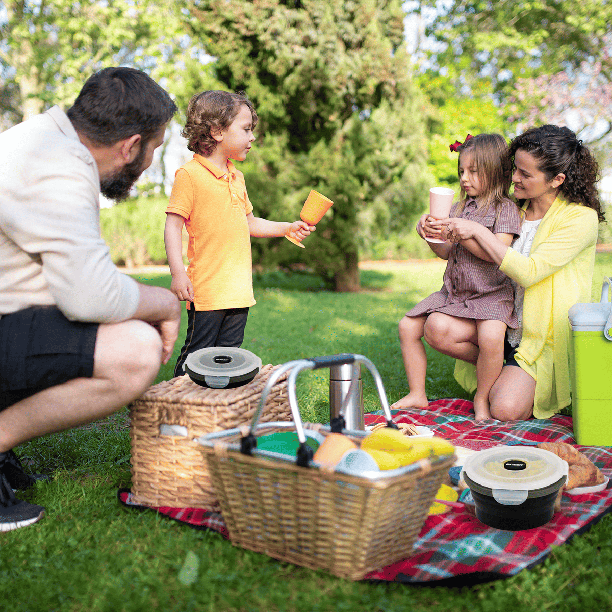 Glider Collapsible Bento Box Set – Leak-Proof Food Storage