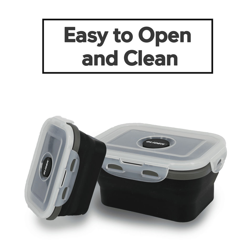 GLIDER Collapsible Bento Food Container Set