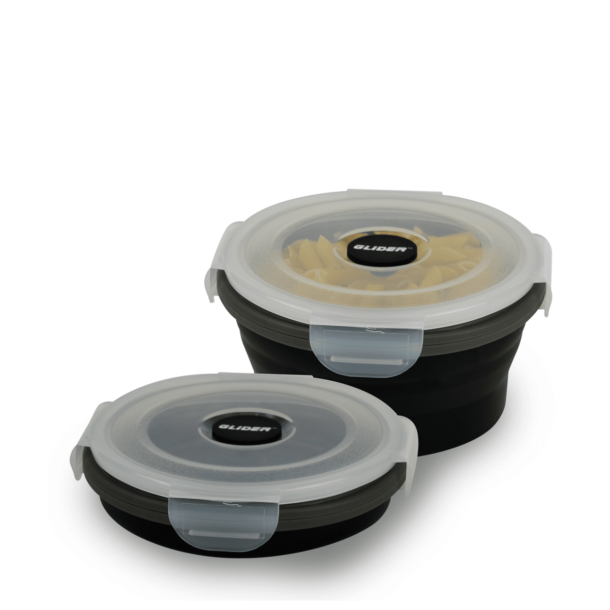 Glider Collapsible Bento Box Set – Leak-Proof Food Storage