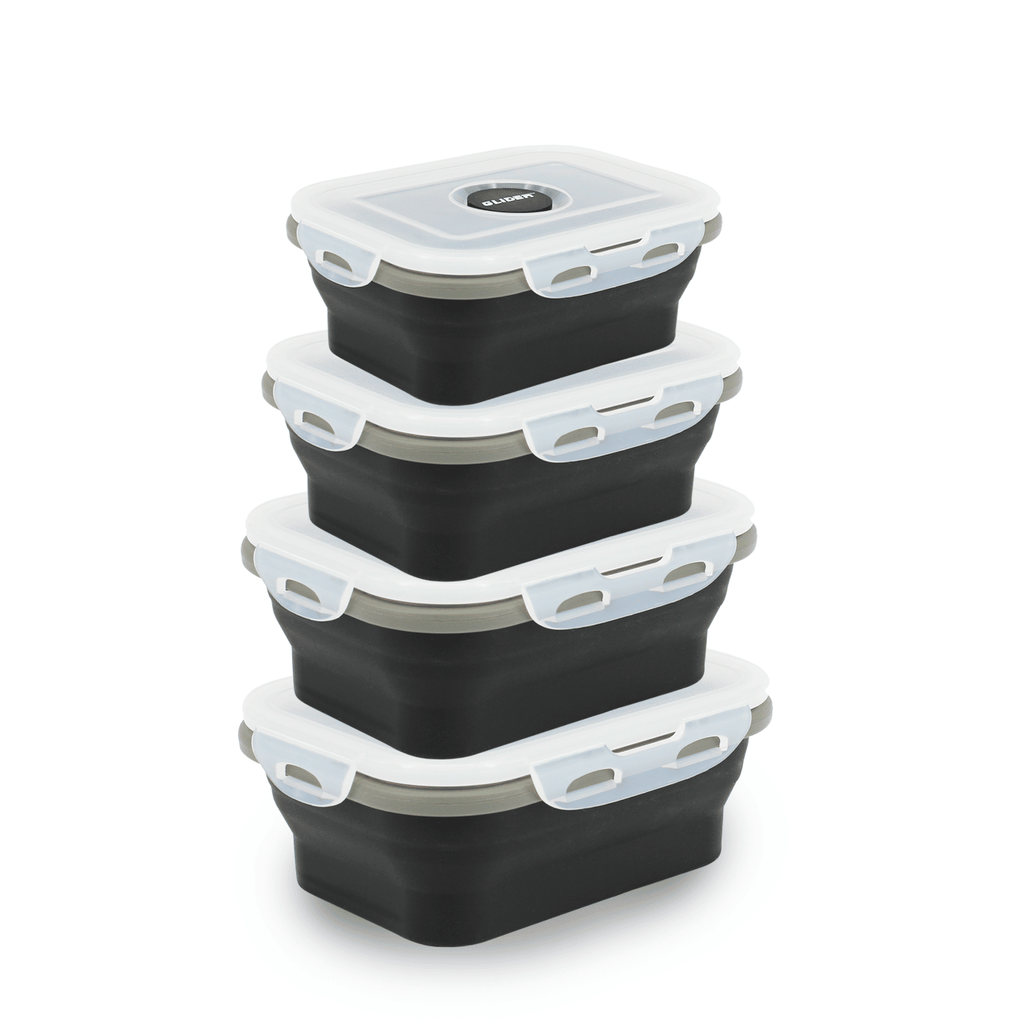 GLIDER Collapsible Bento Food Container Set