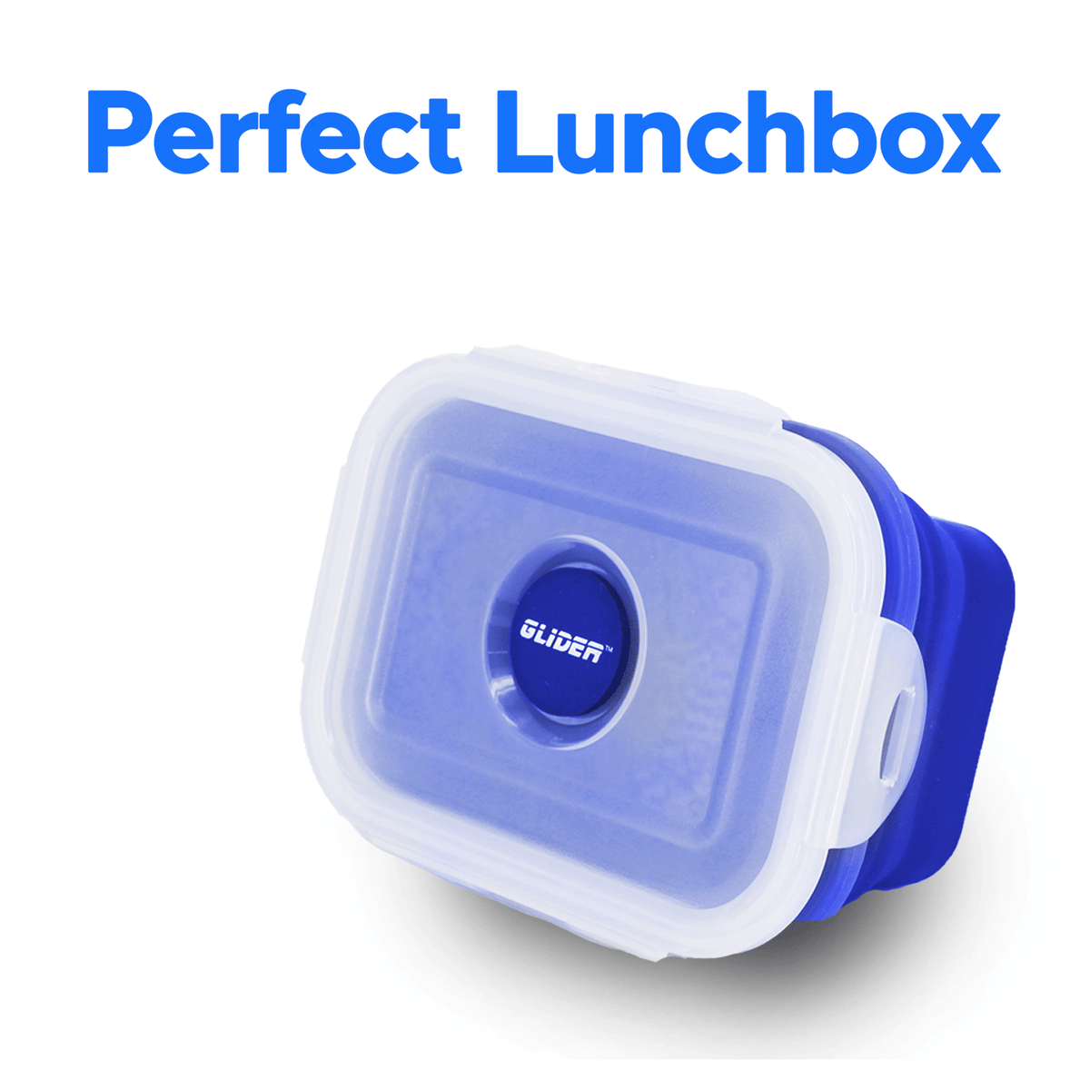 GLIDER Collapsible Bento Container Set for Meals on the Go
