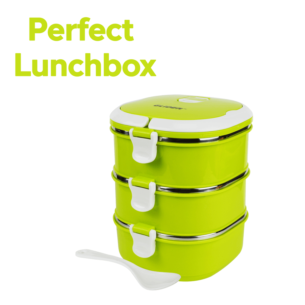 Glider Collapsible Bento Box Set - Leak-Proof Lunch Containers for Work & Travel