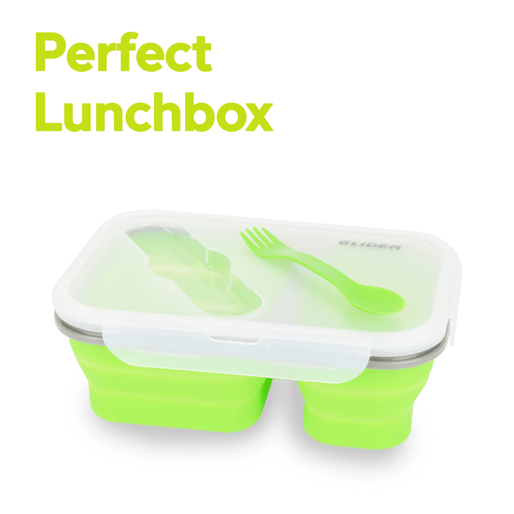 GLIDER Green Bento Premium Lunch Box & Food Storage Containers