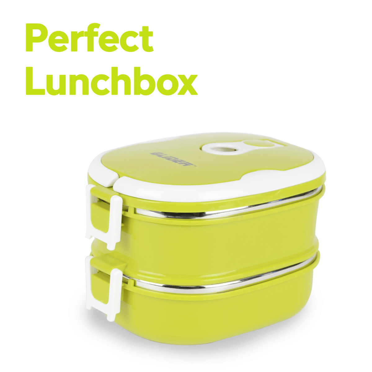 GLIDER Green Collapsible Bento Container Set